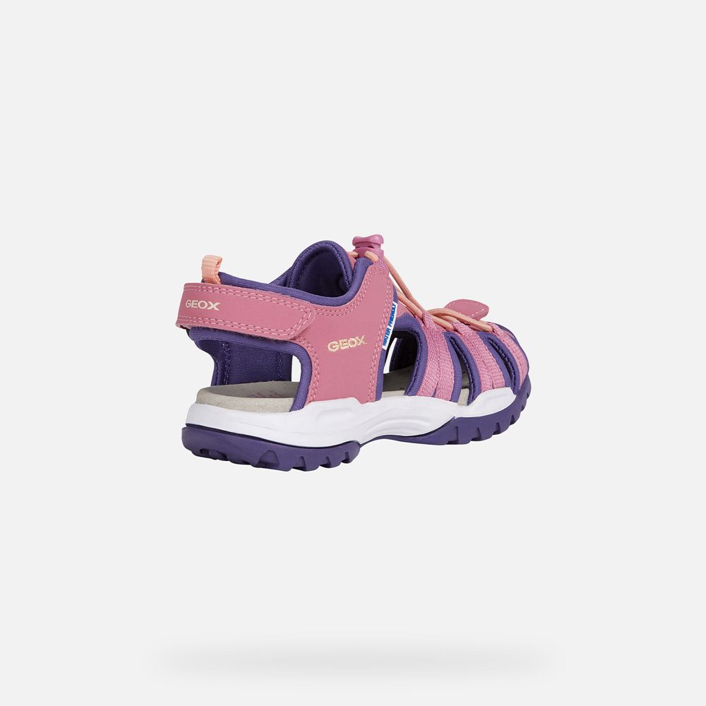 Sandalias Geox Menina Rosa/Roxo - Borealis - XQWME2586